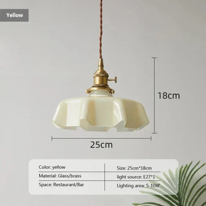 French Brass Pendant Lamp - BrassChic | Kalsten