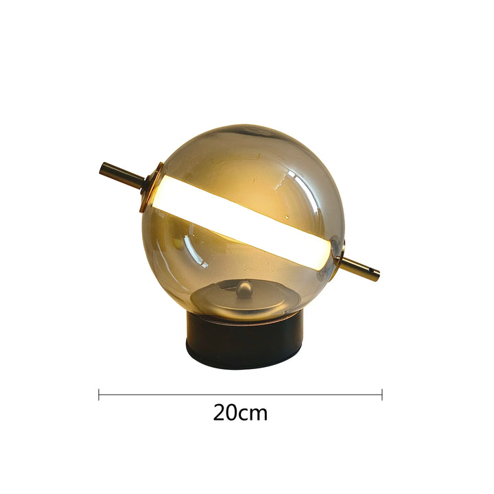 Retro Glass Table Lamp with Warm Glow - Timeless Elegance Kalsten