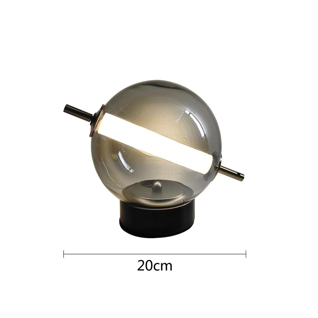 Retro Glass Table Lamp with Warm Glow - Timeless Elegance Kalsten