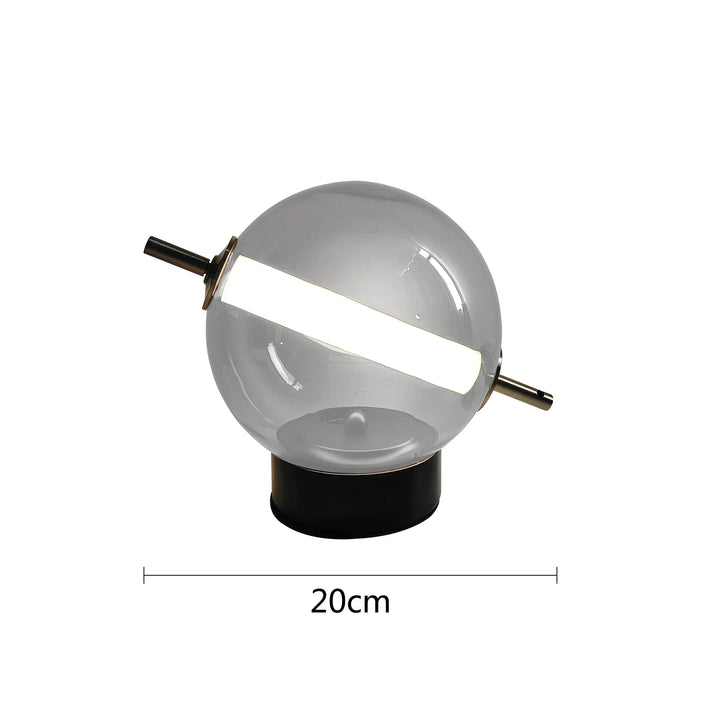Retro Glass Table Lamp with Warm Glow - Timeless Elegance Kalsten