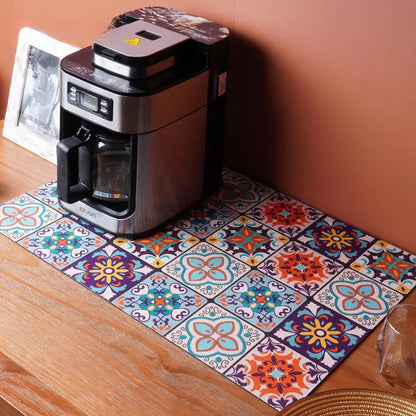 BowLift | Retro-Quick-drying Drain Mat for Kitchen & Counters