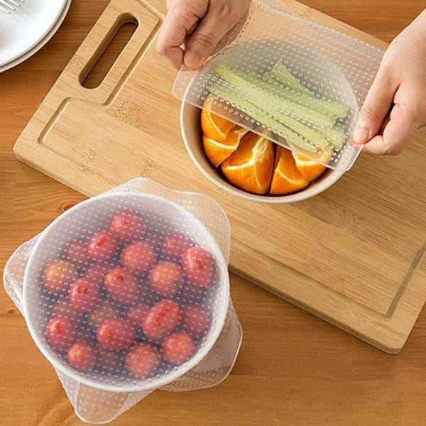 Reusable Silicone Food Wrap (Set of 4) | Kalsten