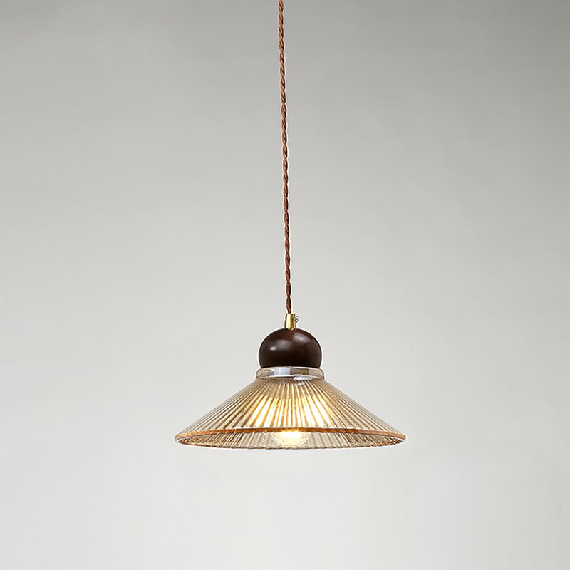 Ribbed Floral Pendant Light | Kalsten