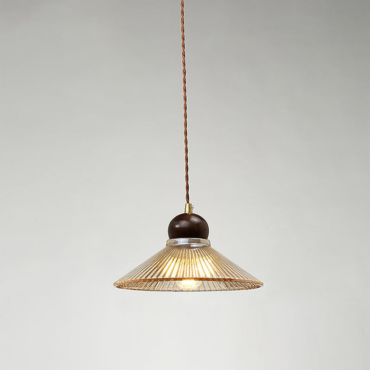 Ribbed Floral Pendant Light | Kalsten