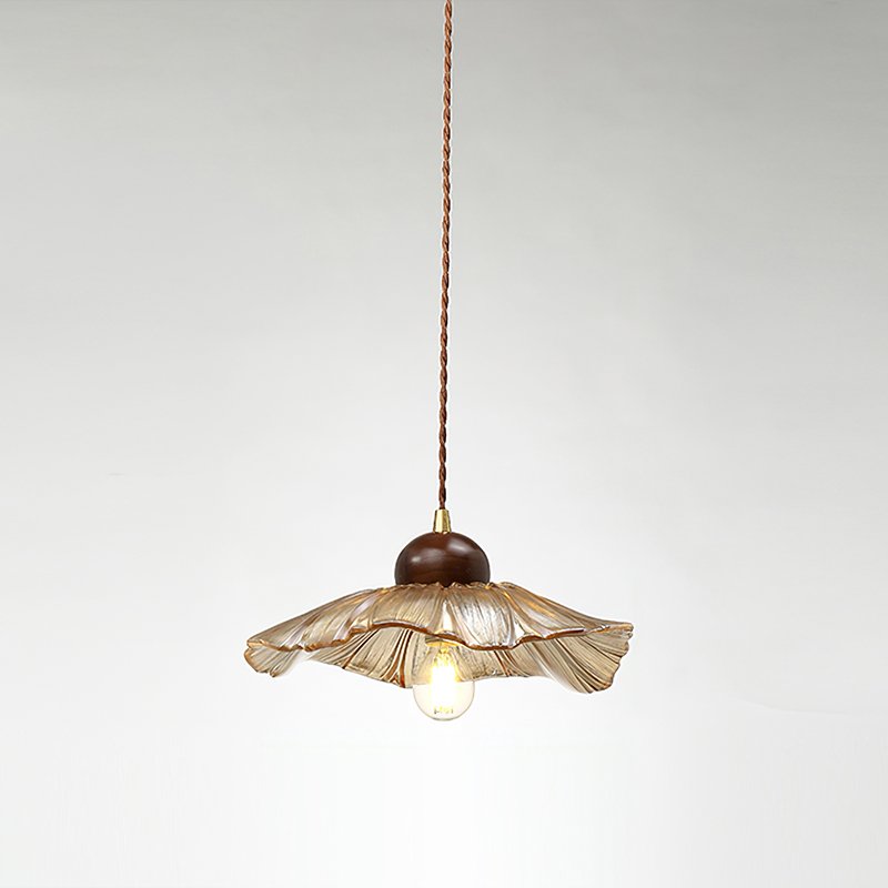 Ribbed Floral Pendant Light | Kalsten