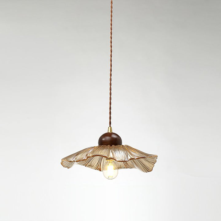 Ribbed Floral Pendant Light | Kalsten