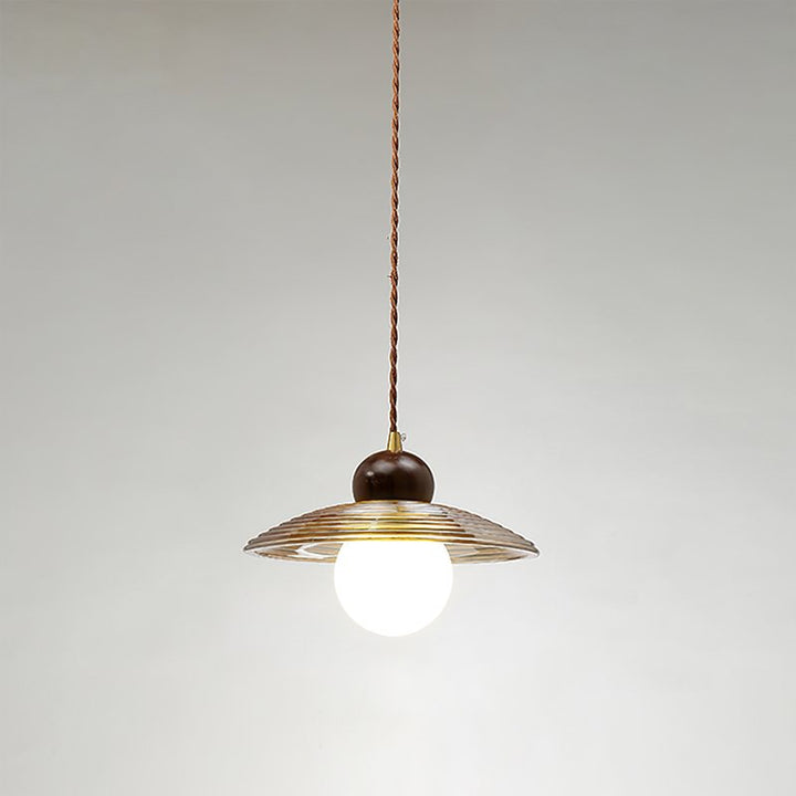 Ribbed Floral Pendant Light | Kalsten