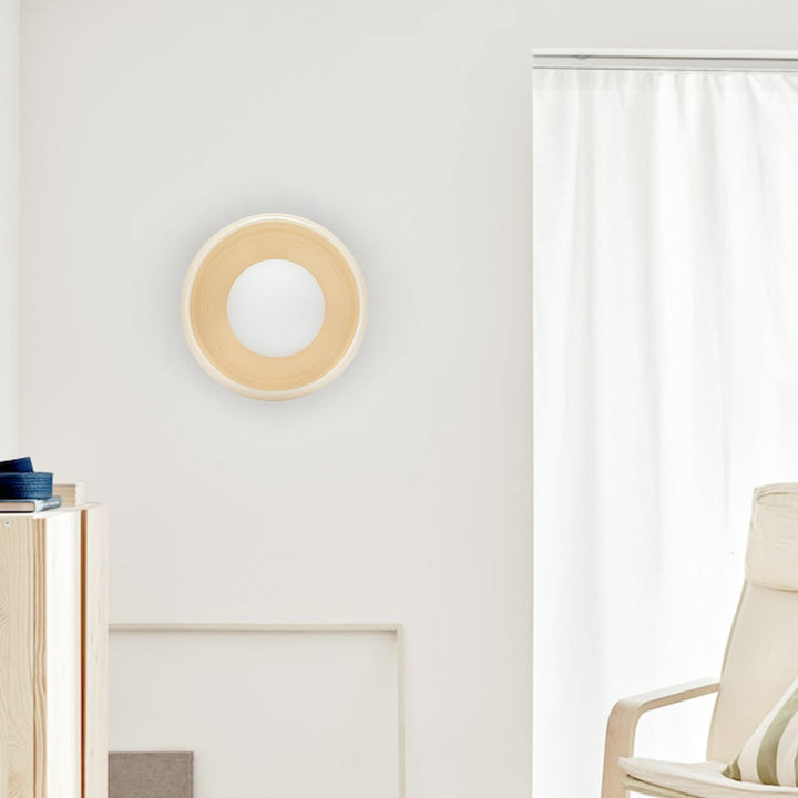 Round Ceramic Wall Lamp - Circo | Kalsten
