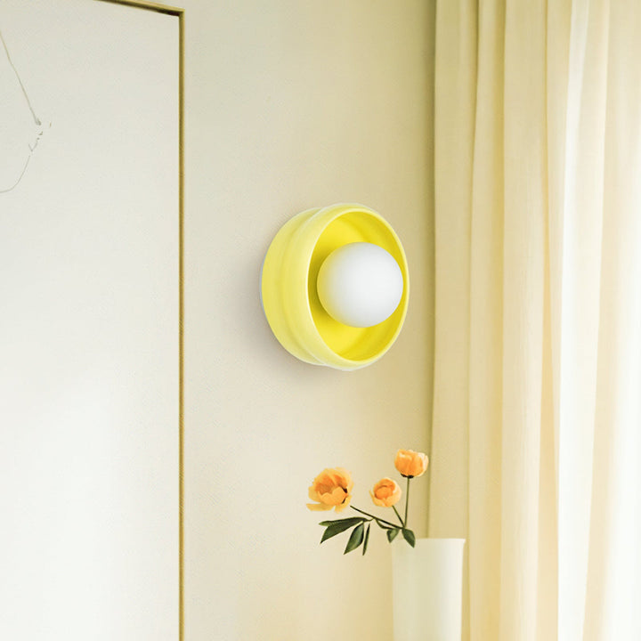 Round Ceramic Wall Lamp - Circo | Kalsten