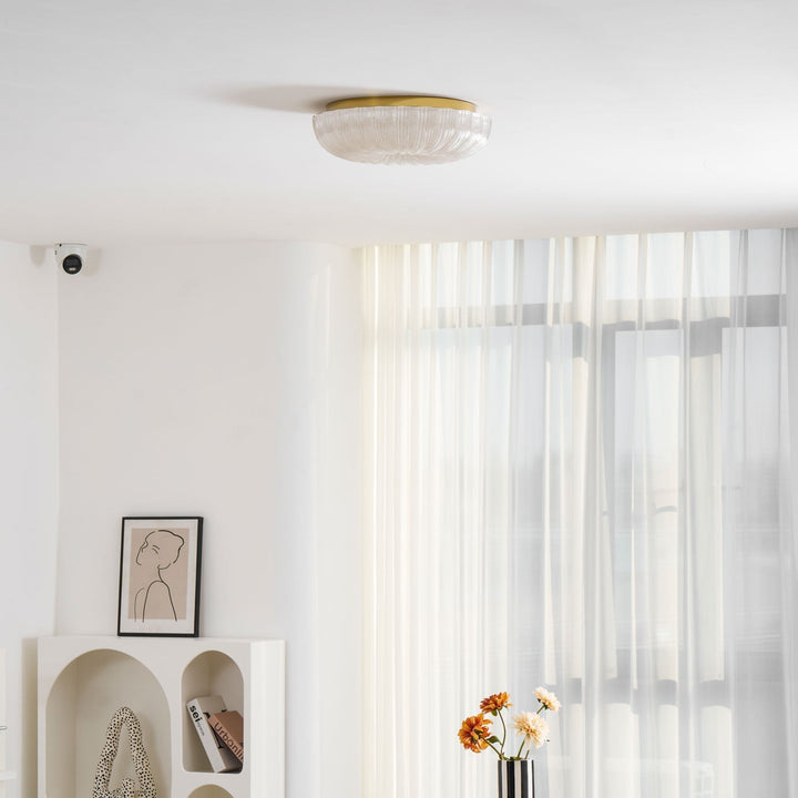 Frosted Glass Ceiling Light 15.7 in Warm Neutral Cool Indoor Lighting Modern Fixture | Kalsten