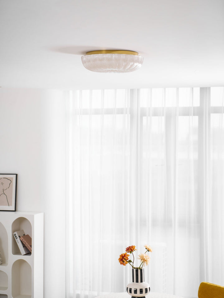 Frosted Glass Ceiling Light 15.7 in Warm Neutral Cool Indoor Lighting Modern Fixture | Kalsten