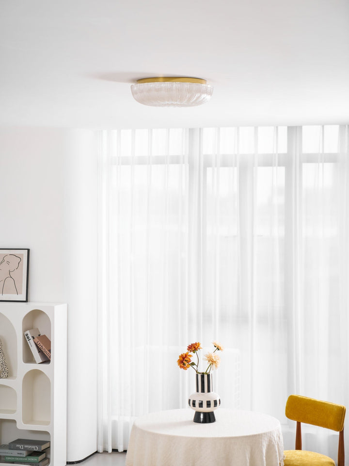 Frosted Glass Ceiling Light 15.7 in Warm Neutral Cool Indoor Lighting Modern Fixture | Kalsten