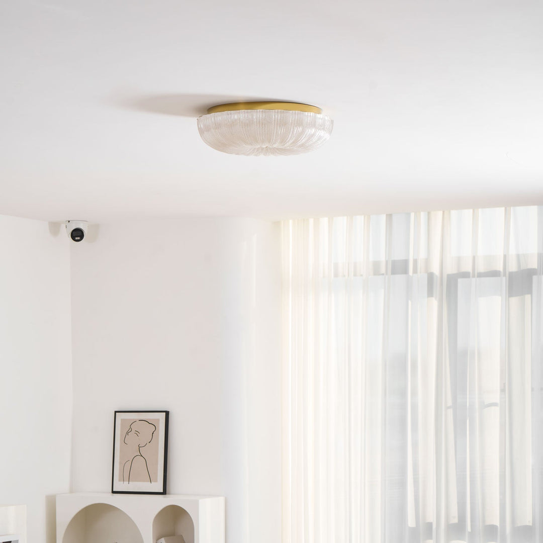 Frosted Glass Ceiling Light 15.7 in Warm Neutral Cool Indoor Lighting Modern Fixture | Kalsten