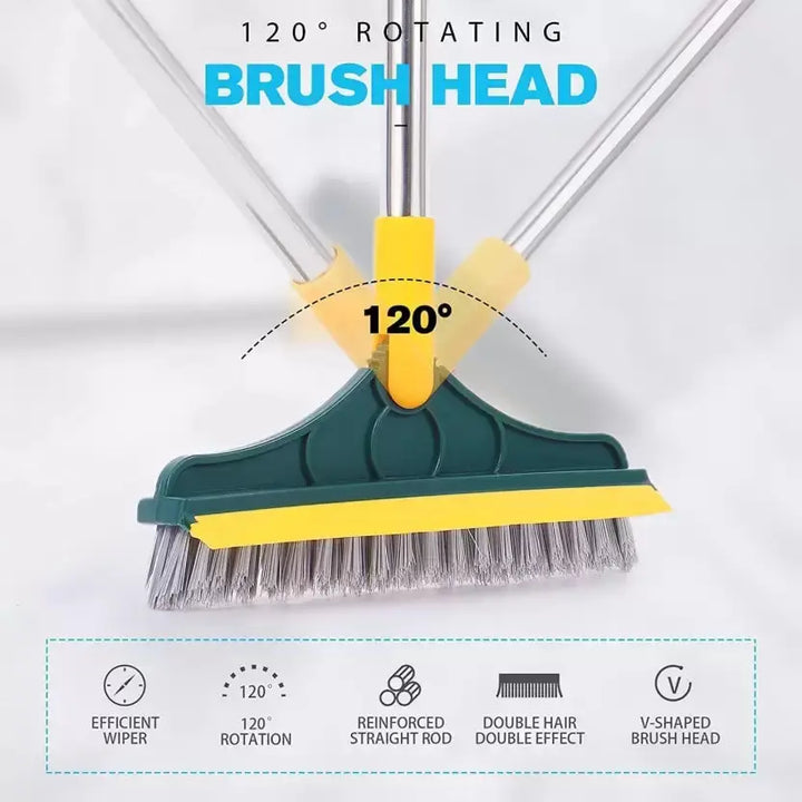 Kalsten | Robust Floor Cleaning Brush with Long Handle – Effortlessly Deep Clean