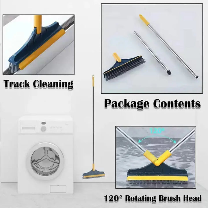Kalsten | Robust Floor Cleaning Brush with Long Handle – Effortlessly Deep Clean