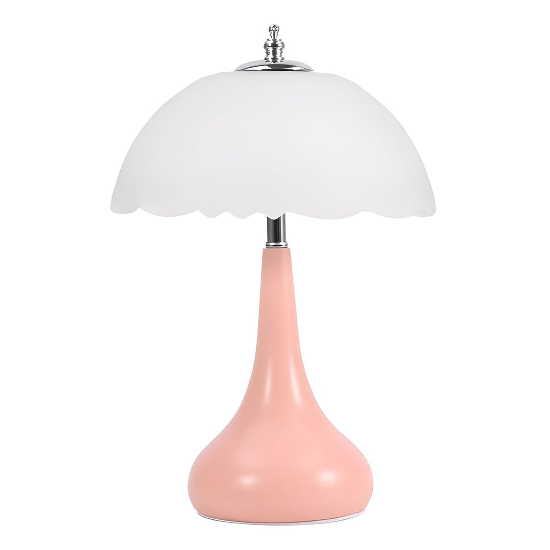 Eleganza Luxe Table Lamp – Timeless Mushroom Shape with LED Dimming Function in Soft Colors Kalsten