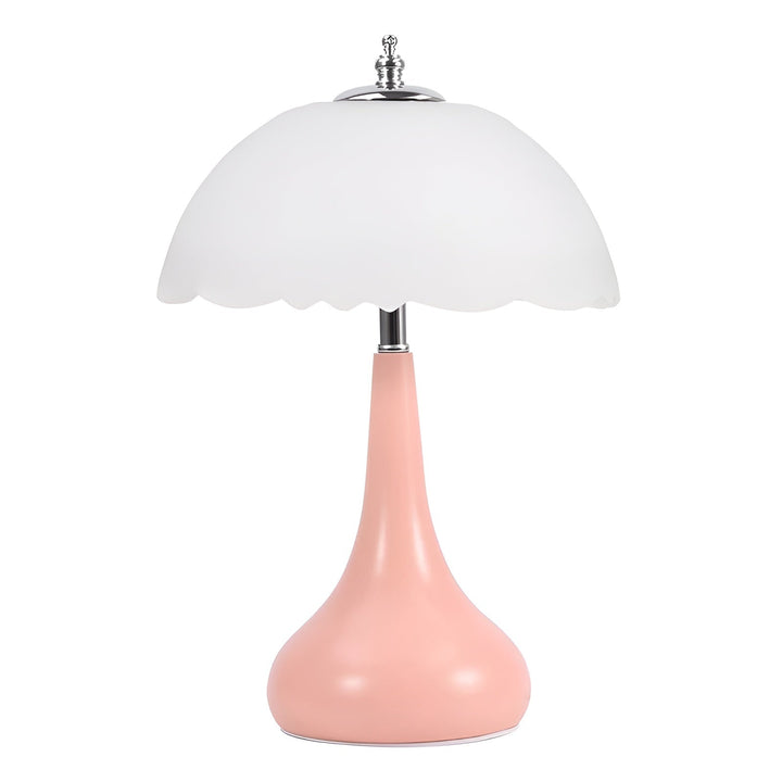 Eleganza Luxe Table Lamp – Timeless Mushroom Shape with LED Dimming Function in Soft Colors Kalsten