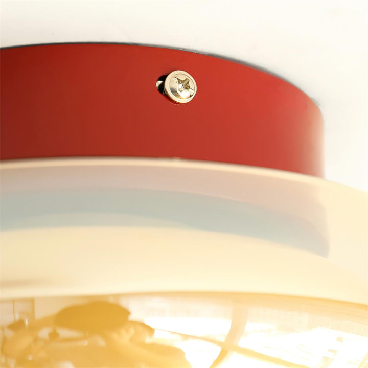 Ceiling Light Glass Acrylic 12W LED Flush Mount Bedroom Living Room Warm Ambient Lighting Fixture | Kalsten