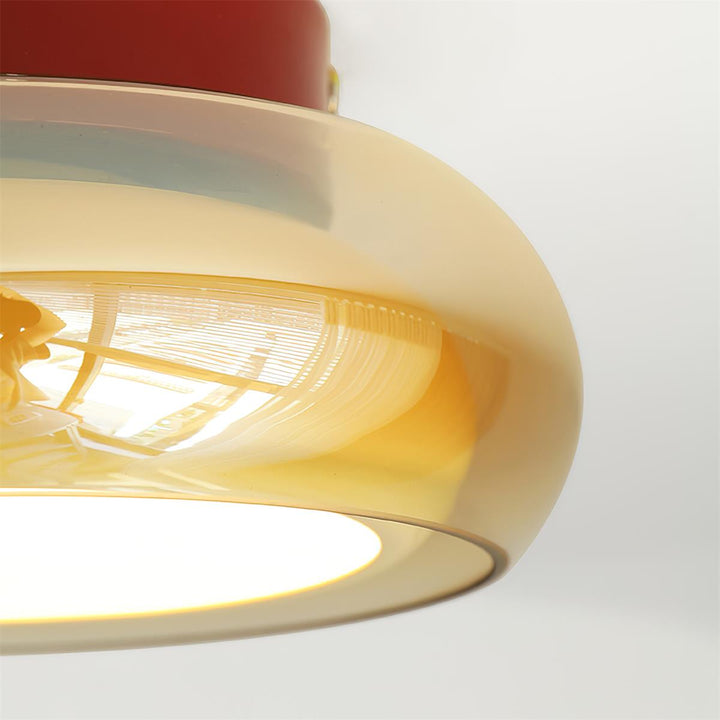 Ceiling Light Glass Acrylic 12W LED Flush Mount Bedroom Living Room Warm Ambient Lighting Fixture | Kalsten