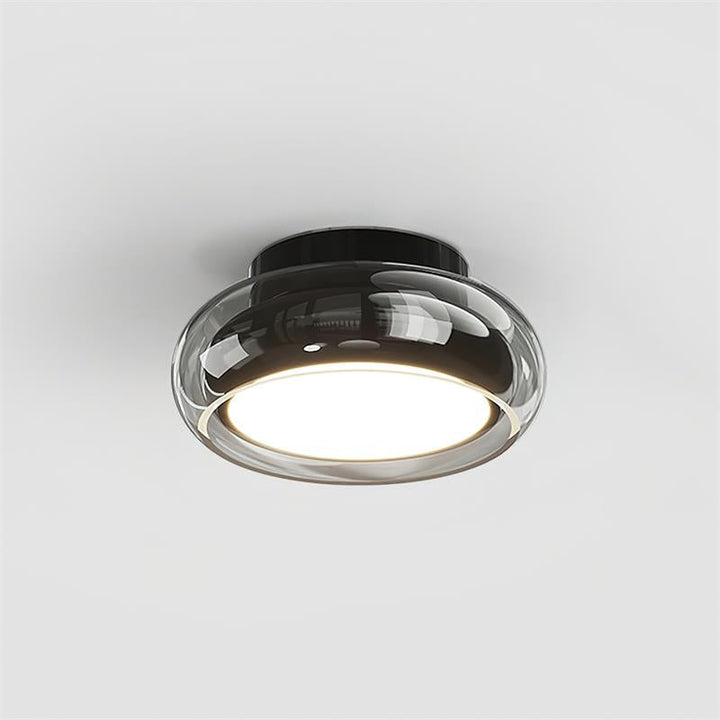 Ceiling Light Glass Acrylic 12W LED Flush Mount Bedroom Living Room Warm Ambient Lighting Fixture | Kalsten