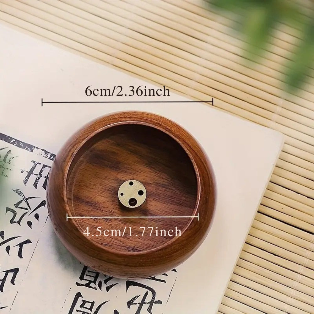 Round Solid Incense Stick Holder