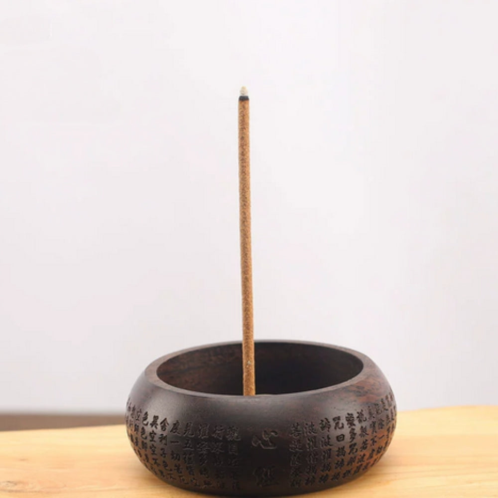Round Solid Incense Stick Holder
