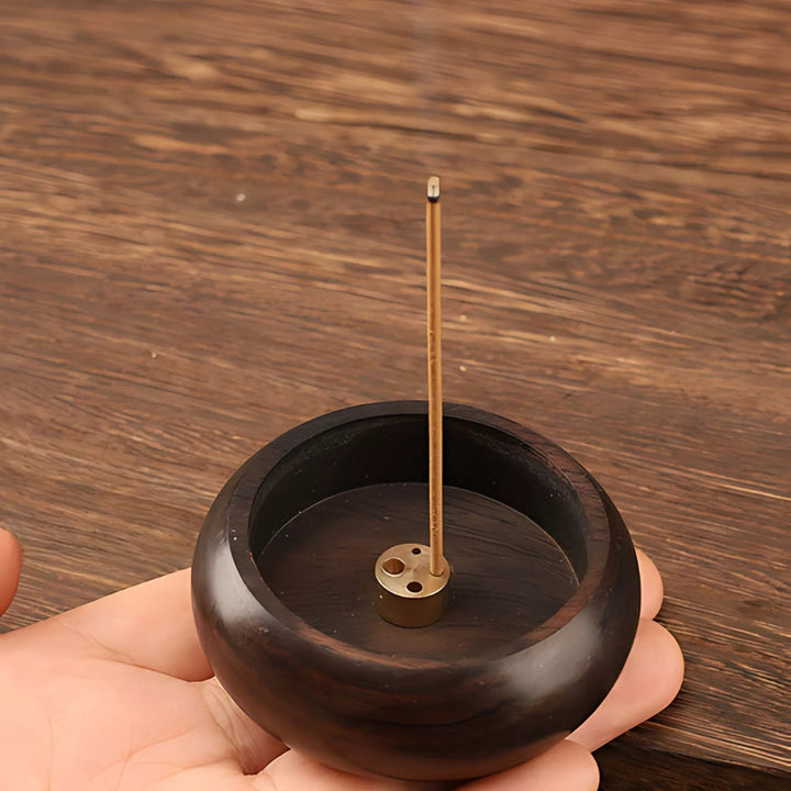 Round Solid Incense Stick Holder