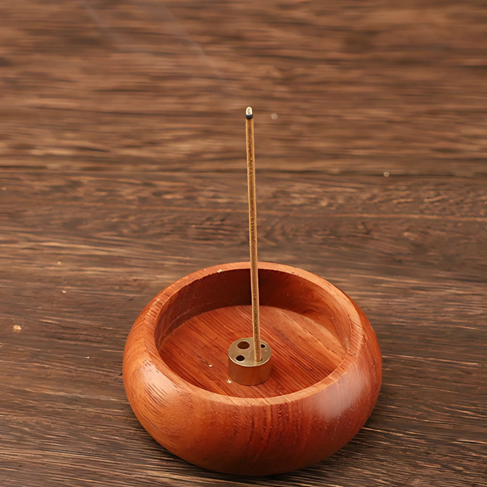 Round Solid Incense Stick Holder