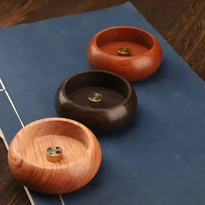 Round Solid Incense Stick Holder