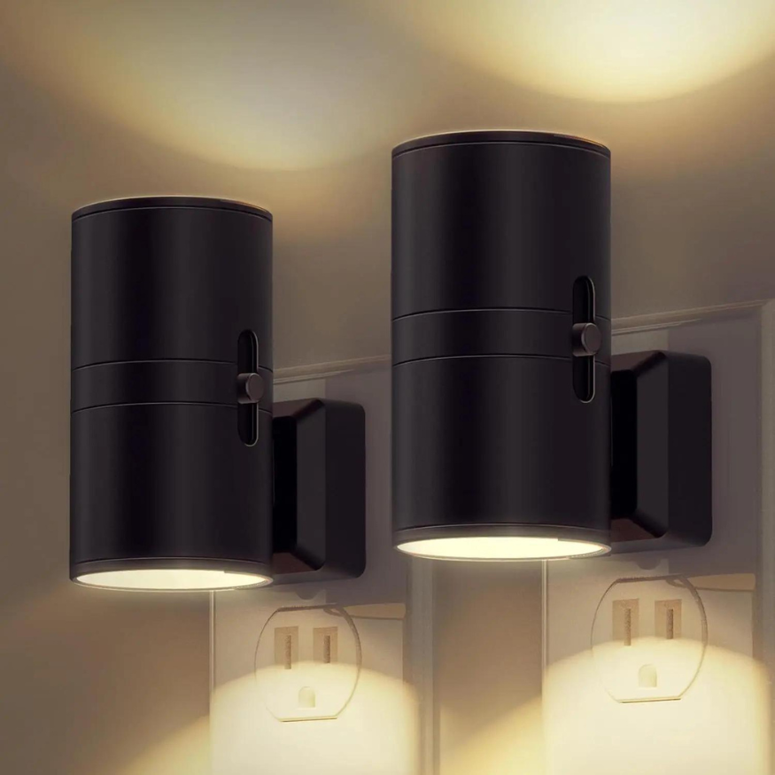 Skanto | Dimmable Plug-In Night Light with Motion Sensor - LED Light for Bedrooms, Hallways, and Stairs