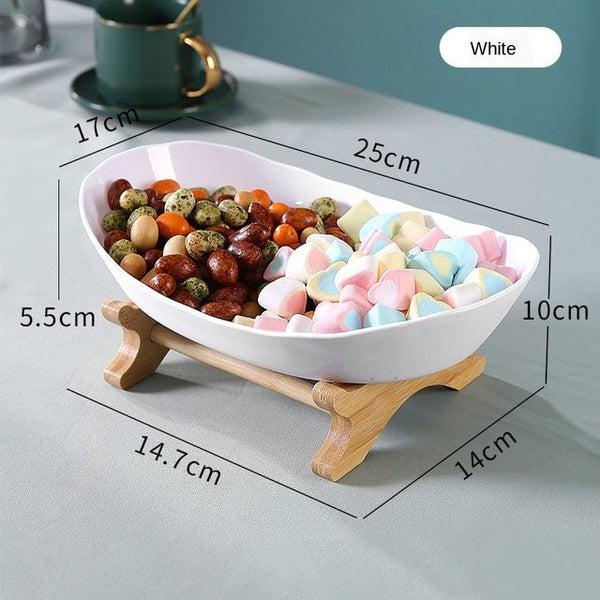 Rustic Tier Plate Wooden Stand With Plates (Various Designs & Colors) | Kalsten