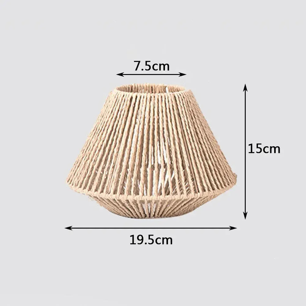 Elegant Rattan Pendant Lamp – Rustic Geometric Lighting for Any Space Kalsten