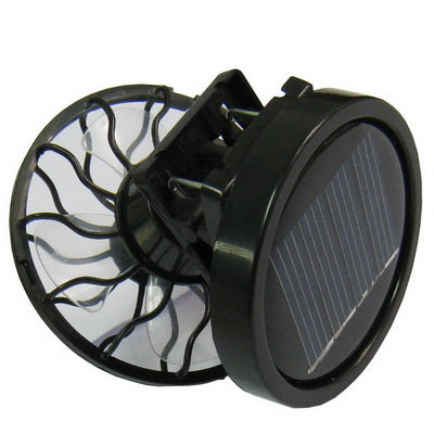 Mini Portable Clip-on Solar Power Cell Travel Cooling Cool Fan(Black) | Kalsten