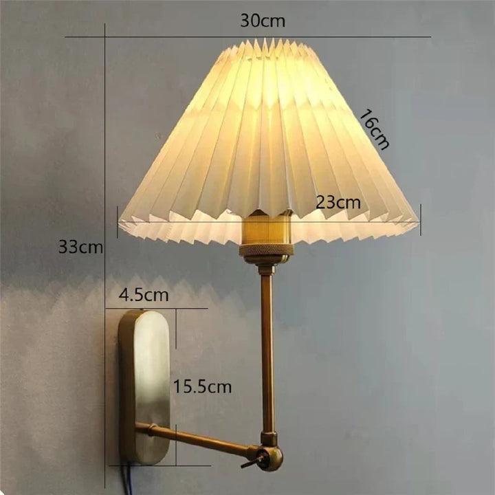 Modern Rotatable Wall Lamp – LED Origami Lampshade for Bedroom, Living Room, and Bathroom Decoration | Kalsten