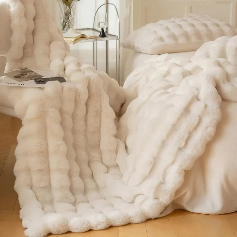 Kalsten | FurLuxe | Reversible Faux Fur Blanket