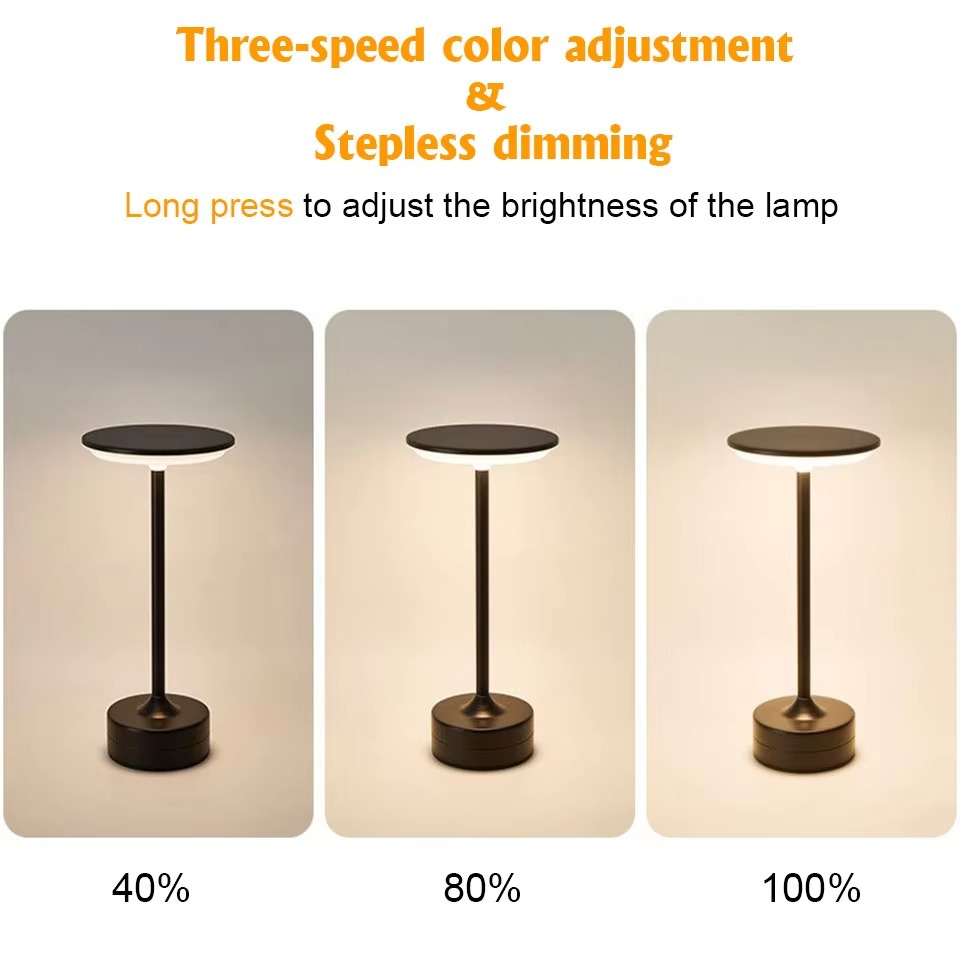USB Rechargeable Touch LED Table Lamp