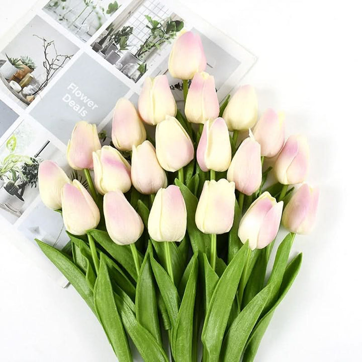 Kalsten | Artificial Tulip Bouquet with Realistic Lifelike Flowers