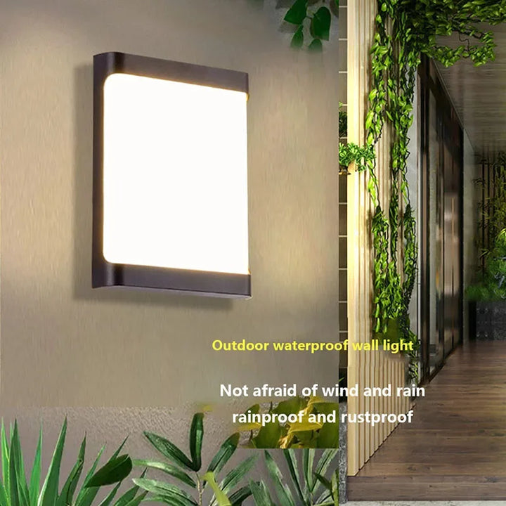 Modern LED Outdoor Wall Lamp – Waterproof Garden Sconce, Wall Light for Aisle, Balcony, and Entryway Decor | Kalsten