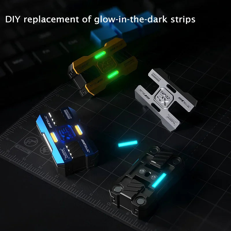 Kalsten | Luminous Magnetic Push Slider Metal Fidget