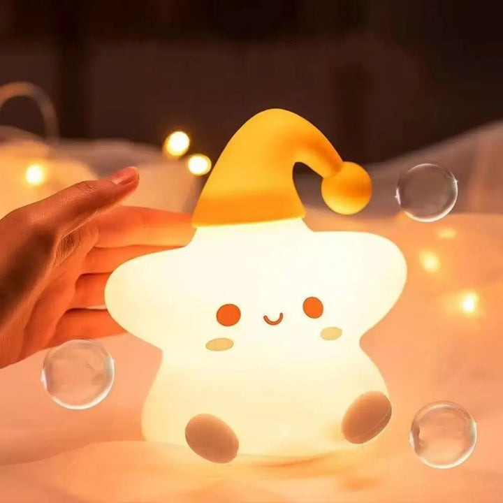Happy Little Star LED Silicone Night Lamp | Kalsten