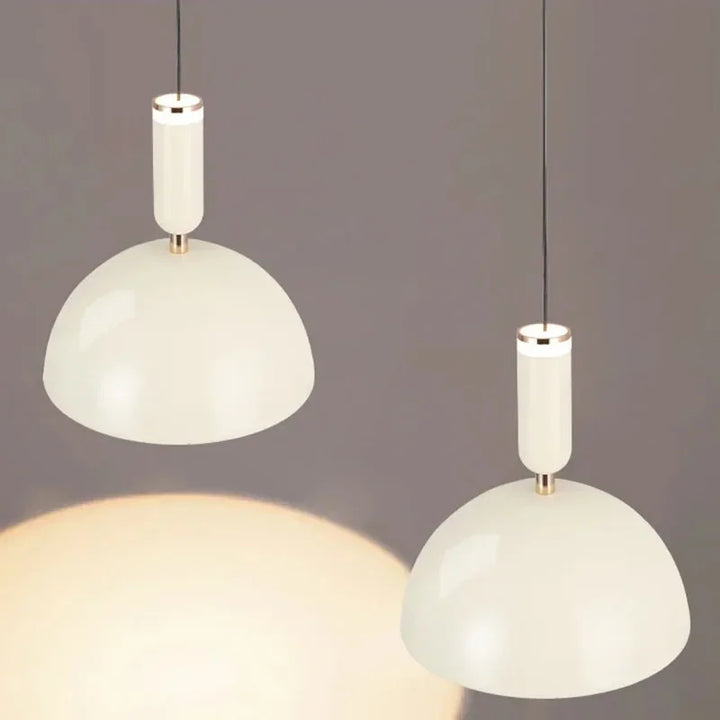 Nordic Liftable LED Pendant Light – Modern Iron Hanging Lamp for Bedroom, Living Room, Study, and Bar (Adjustable Height, Warm Light) | Kalsten