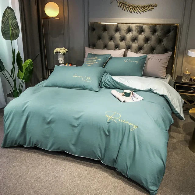 Luxury Duvet Cover with Elegant Embroidery – Soft, Breathable and High Quality | Kalsten
