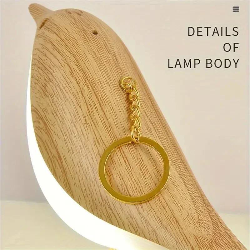 Playful Bird Night Lamp – Touch Control & Adjustable Light Colors Kalsten