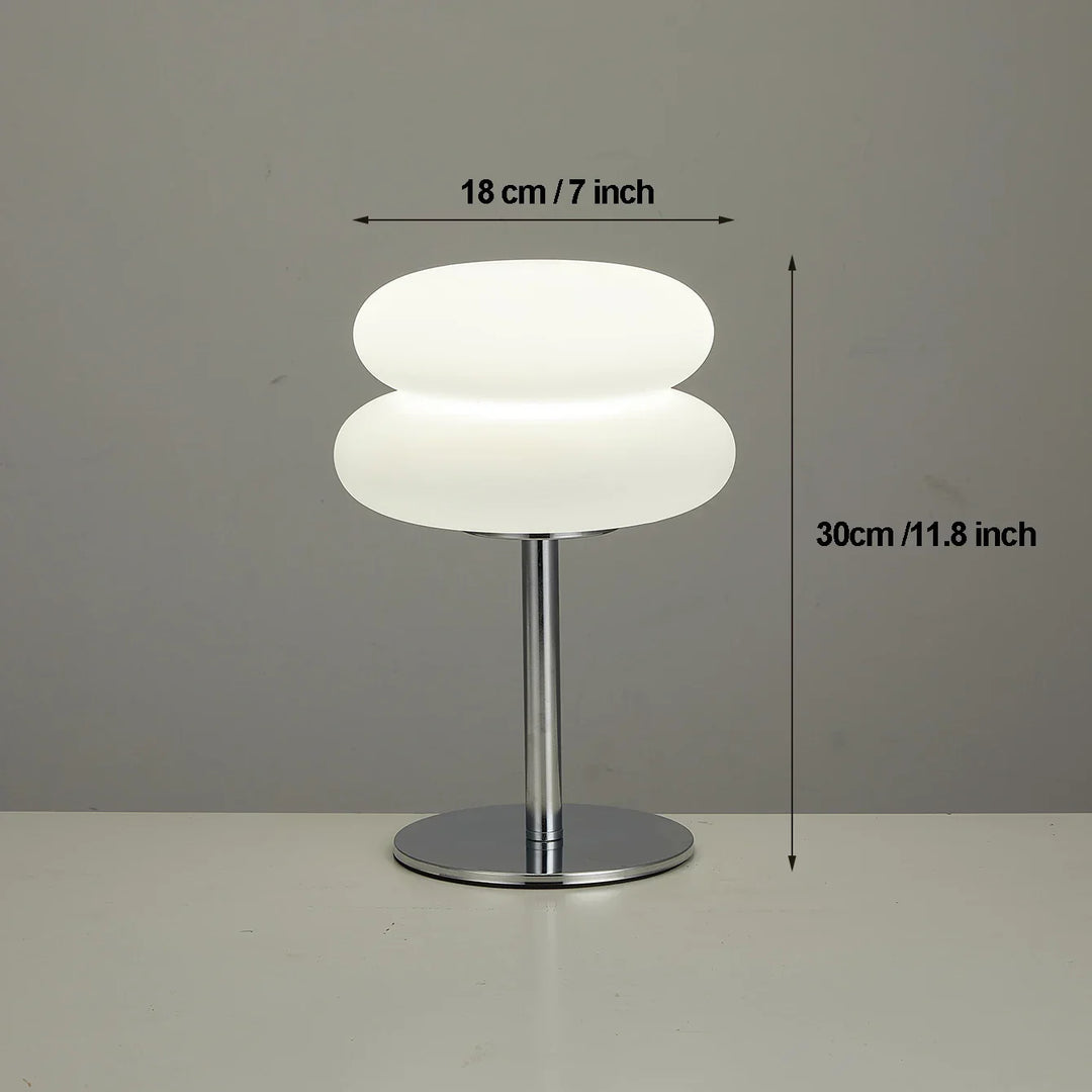 Bauhaus Retro Table Lamp with 9-Level Brightness Dimming | Nordic Mushroom Lamp for Bedroom, Living Room & Office | Kalsten