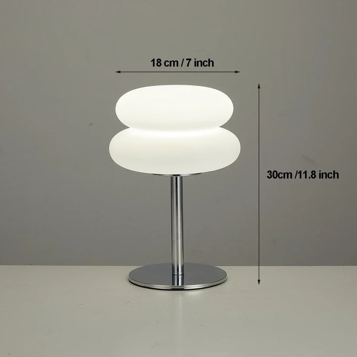 Bauhaus Retro Table Lamp with 9-Level Brightness Dimming | Nordic Mushroom Lamp for Bedroom, Living Room & Office | Kalsten
