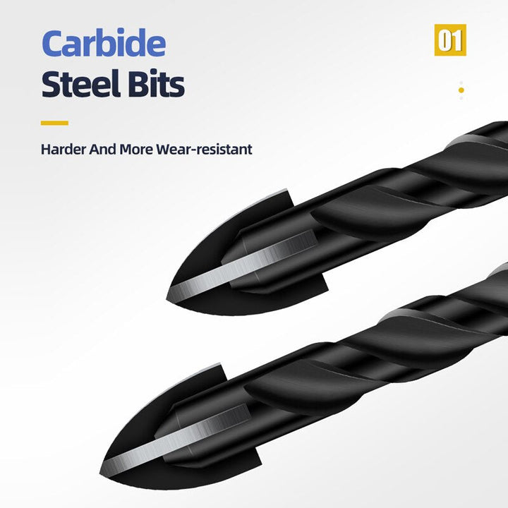 Heavy-Duty Mega Ultimate Cross Hex Drill Bit Set | Kalsten
