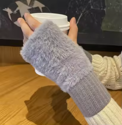 Unisex Fleece Fingerless Gloves – Warm, Soft and Functional | Kalsten