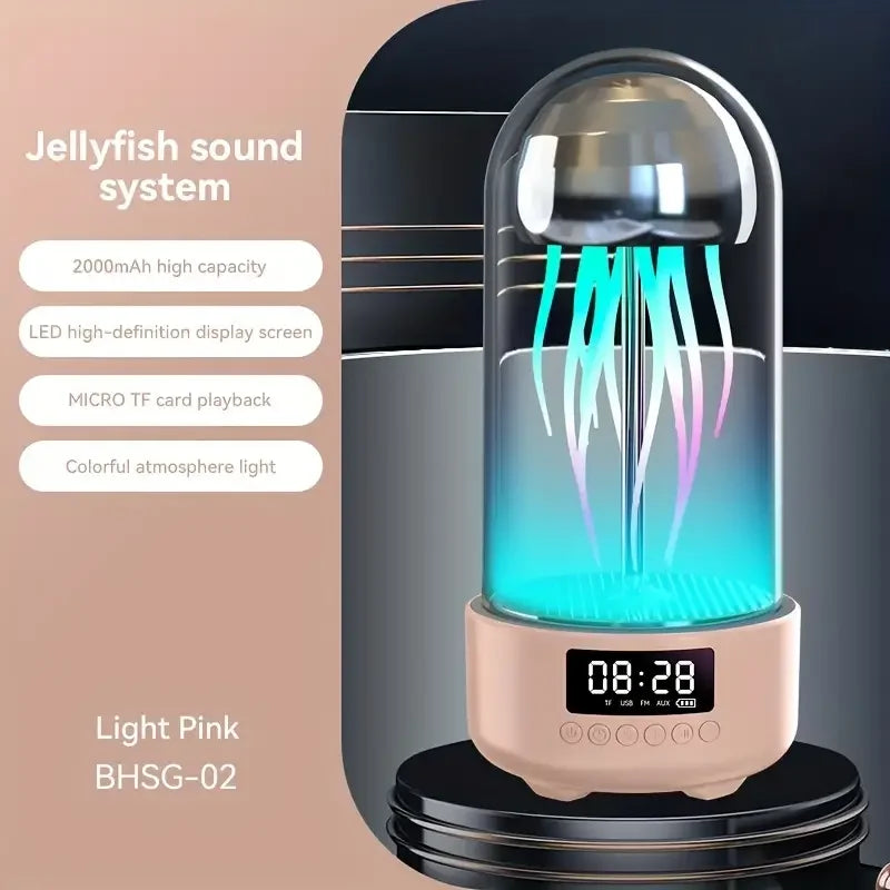 Jellyfish Portable Powerful Colorful Speaker Night Lamp | Kalsten