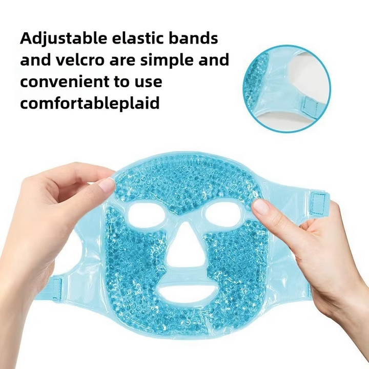 Kalsten | Cold and Hot Therapy Full Face Gel Bead Mask with Eye Compress