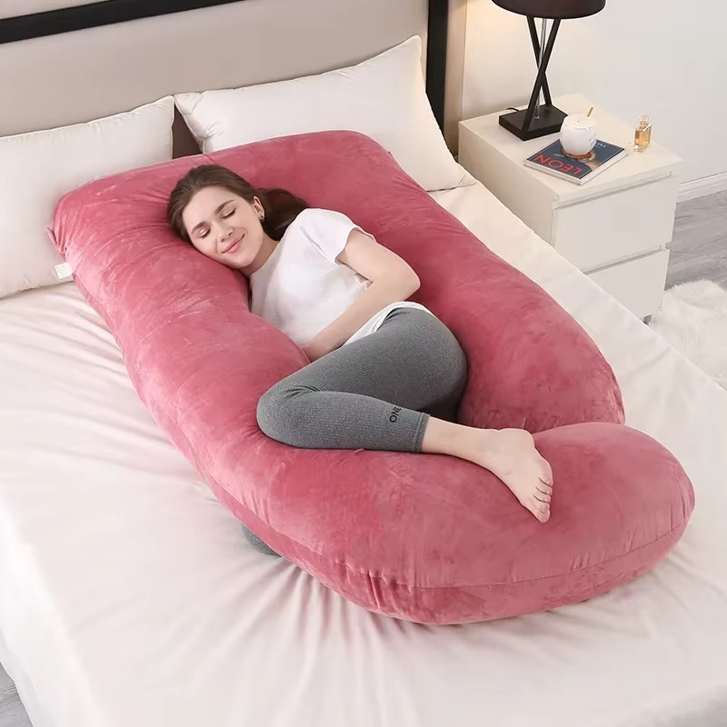 Kalsten | J-Shaped Maternity Support Pillow for Side Sleeping and Breastfeeding